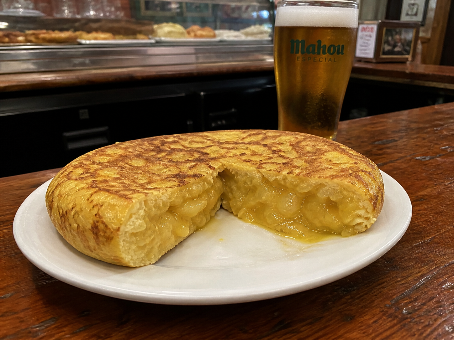 Tortilla poco hecha